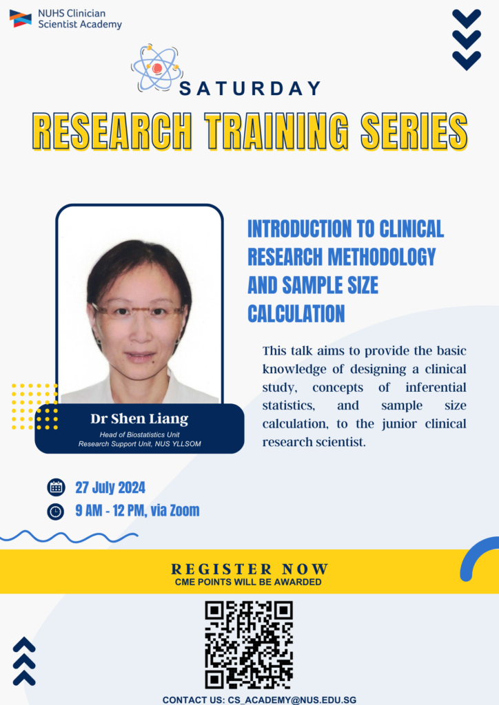 Introduction to Clinical Research Methodology and Sample Size Calculation