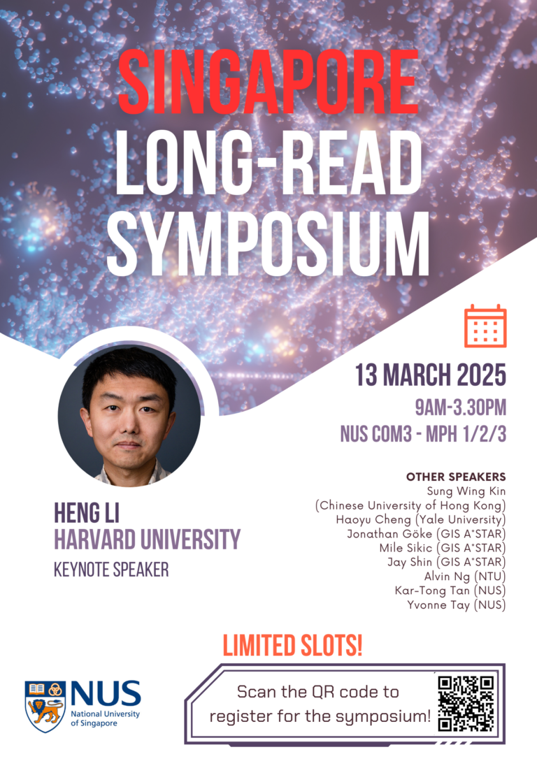 Singapore Long Read Symposium 2025 - Department of Biomedical Informatics