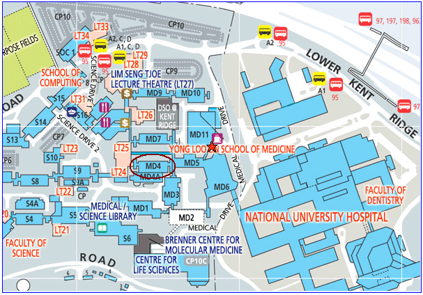 map to microbiology lab