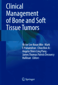 Book cover on bone and soft tissue tumor management by Springer.