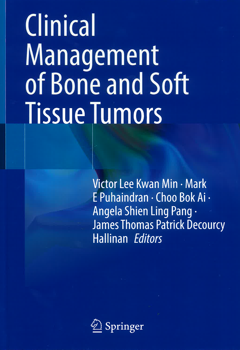 Book cover on bone and soft tissue tumor management by Springer.