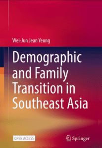 Book cover on demographic and family transition in Southeast Asia by Wei-Jun Jean Yeung.