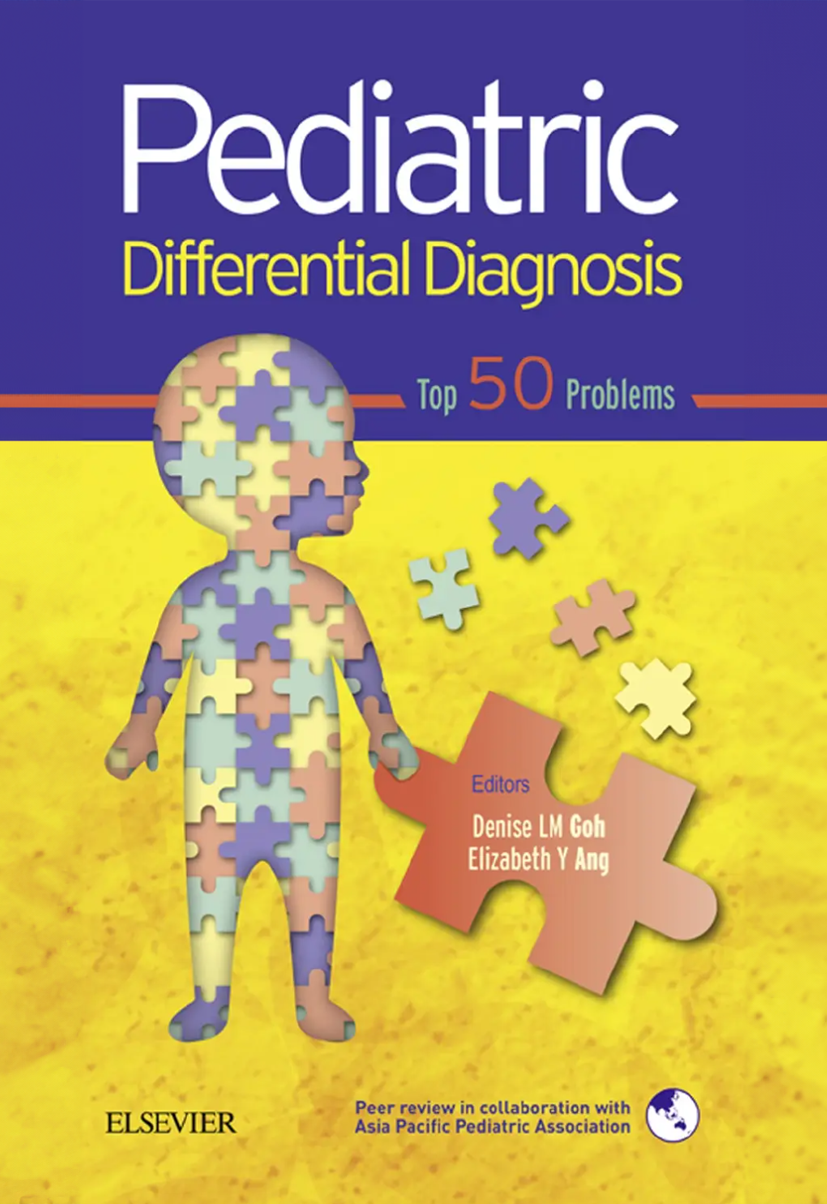 MediXperience pediatric differential diagnosis book cover with puzzle child.