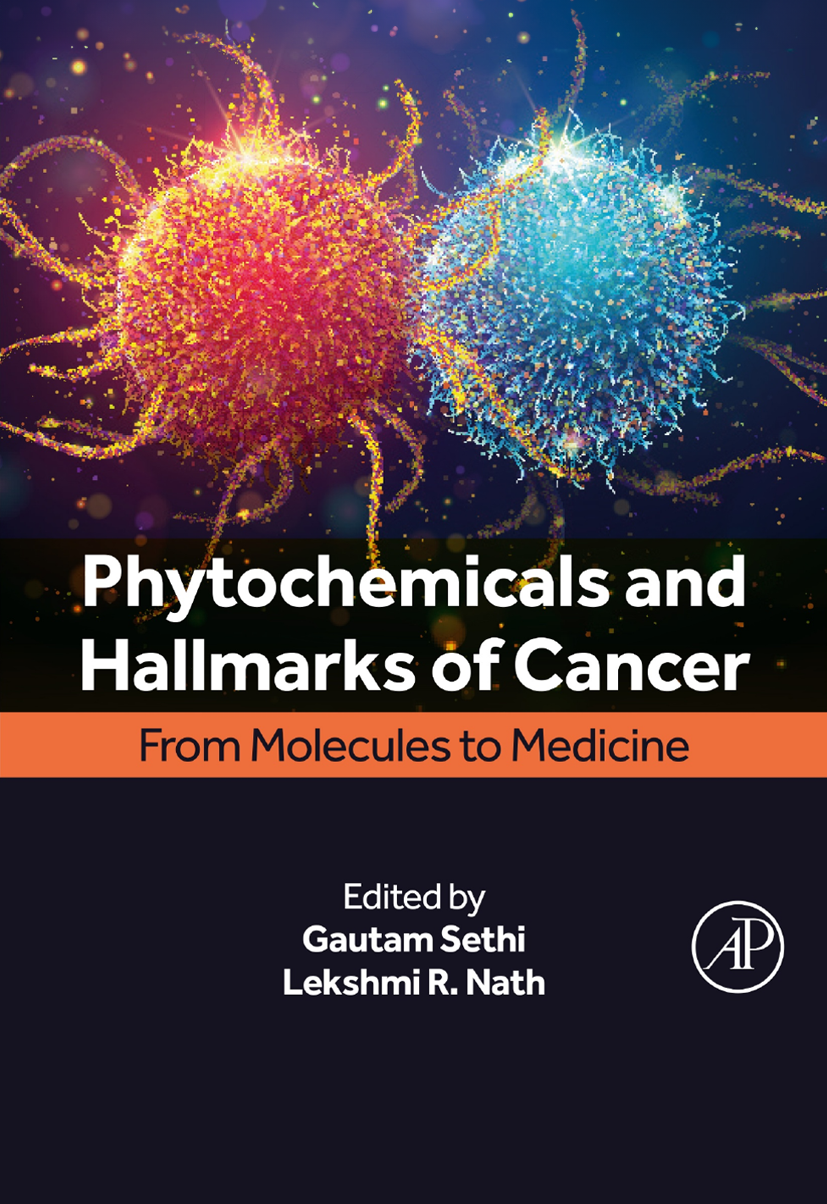 Book cover on phytochemicals and cancer hallmarks from MediXperience.