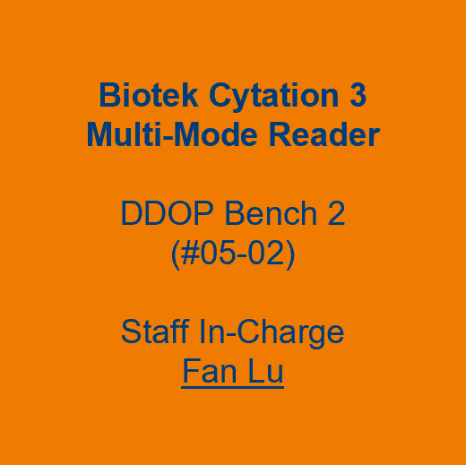 Label - Biotek Cytation 3 Multi-Mode Reader