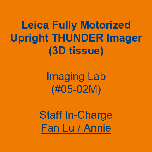 Label - Leica Fully Motorized Upright THUNDER Imager