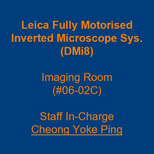 Label - Leica Motorised Inverted Microscope