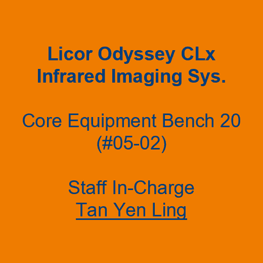 Label - Licor Odyssey CLx Infrared Imaging Sys