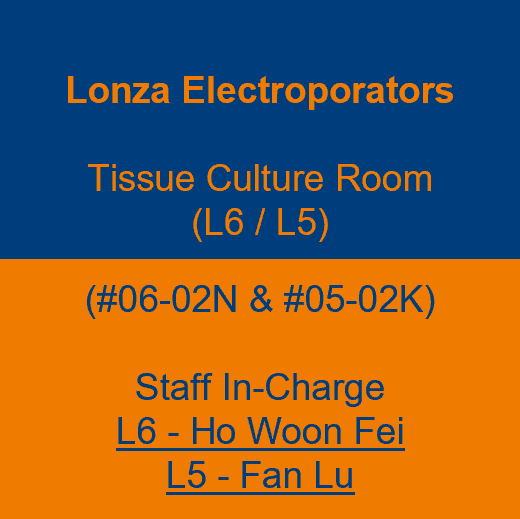 Label - Lonza Electroporators