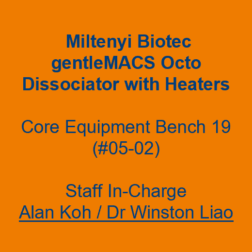 Label - Miltenyi Biotec gentleMACS Octo Dissociator w Heaters
