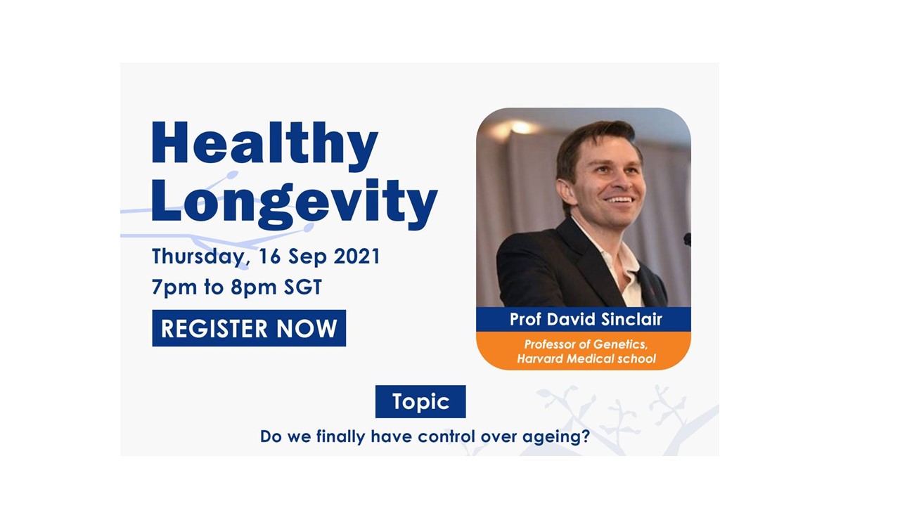Brian Kennedy’s Healthy Longevity Series – Do we finally have control over ageing?