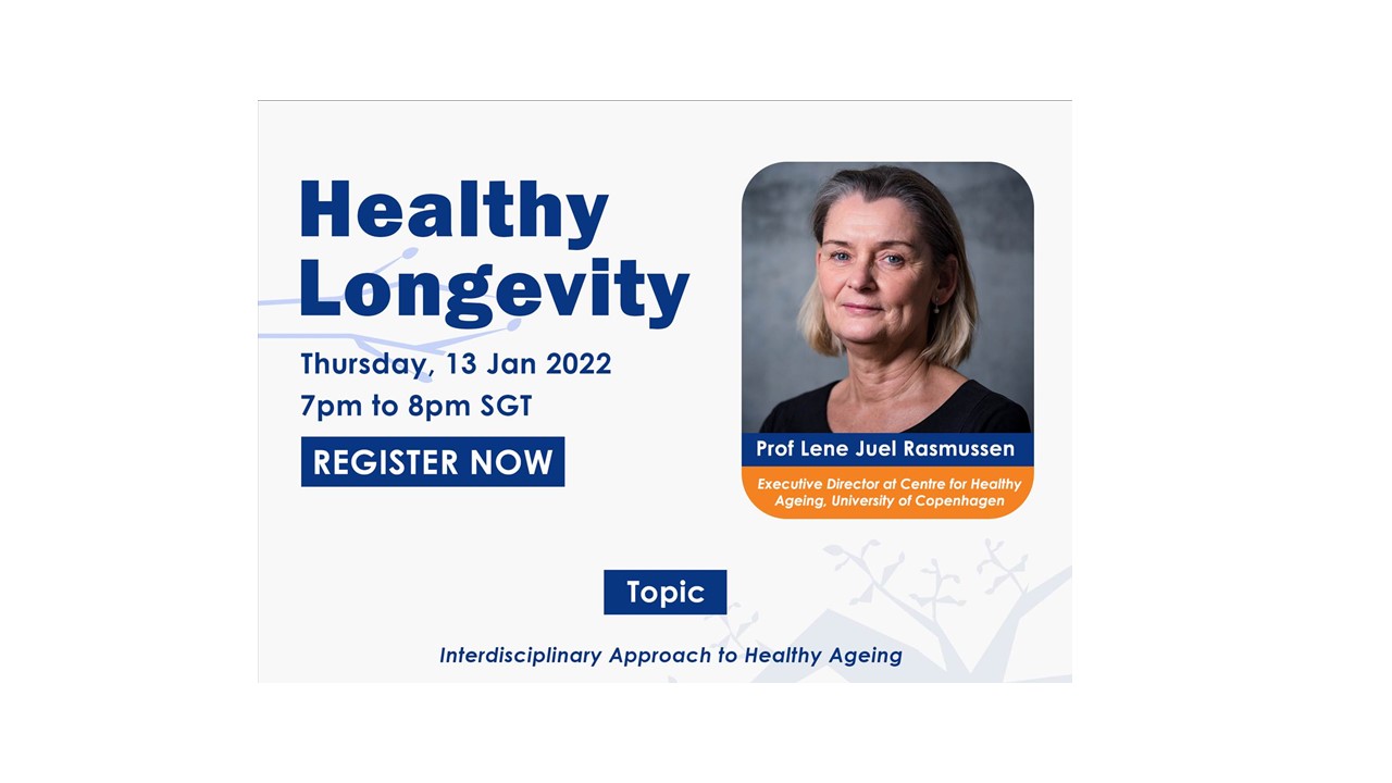 Brian Kennedy’s Healthy Longevity Series – Interdisciplinary Approach to Healthy Ageing