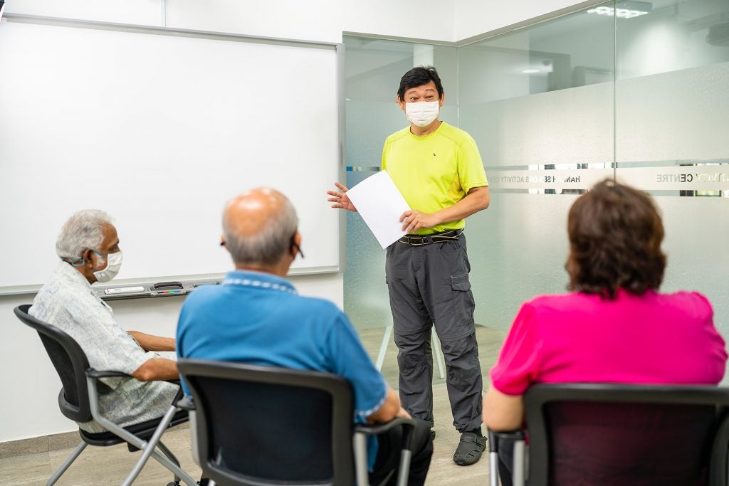 AWE class for the seniors