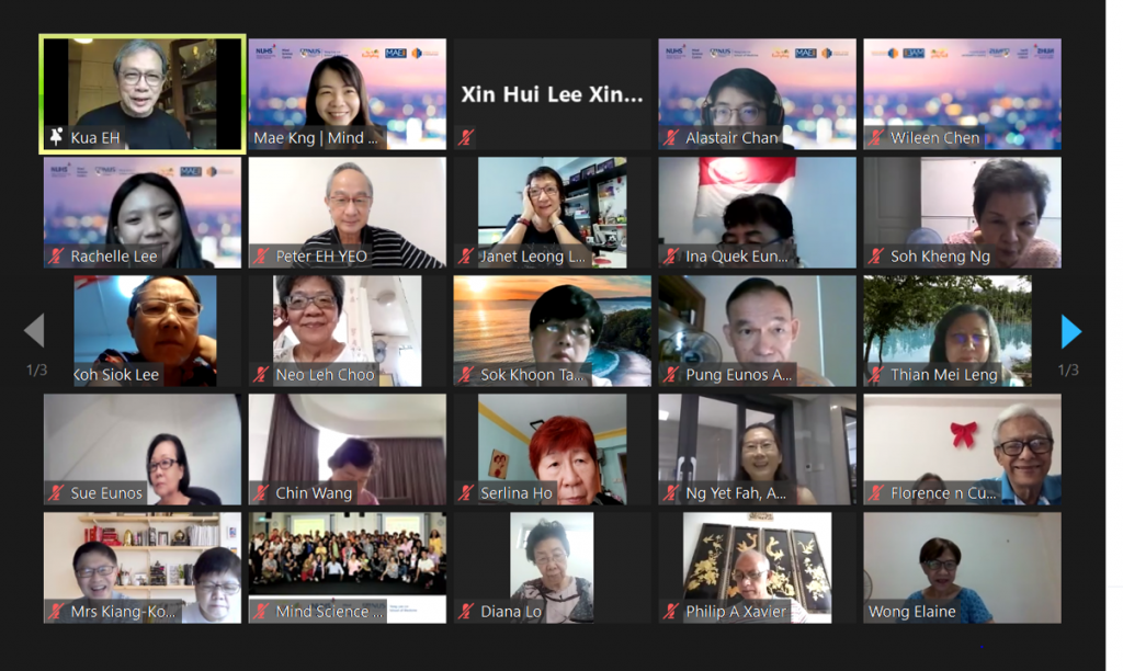 Virtual Age Well Everyday Webinar Session 1 on 31 July 2021
