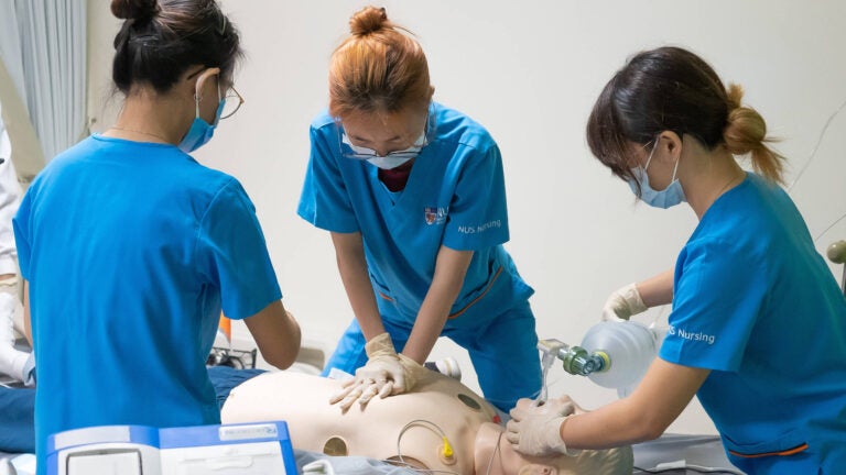 Lab tour at the Centre of Healthcare Simulation