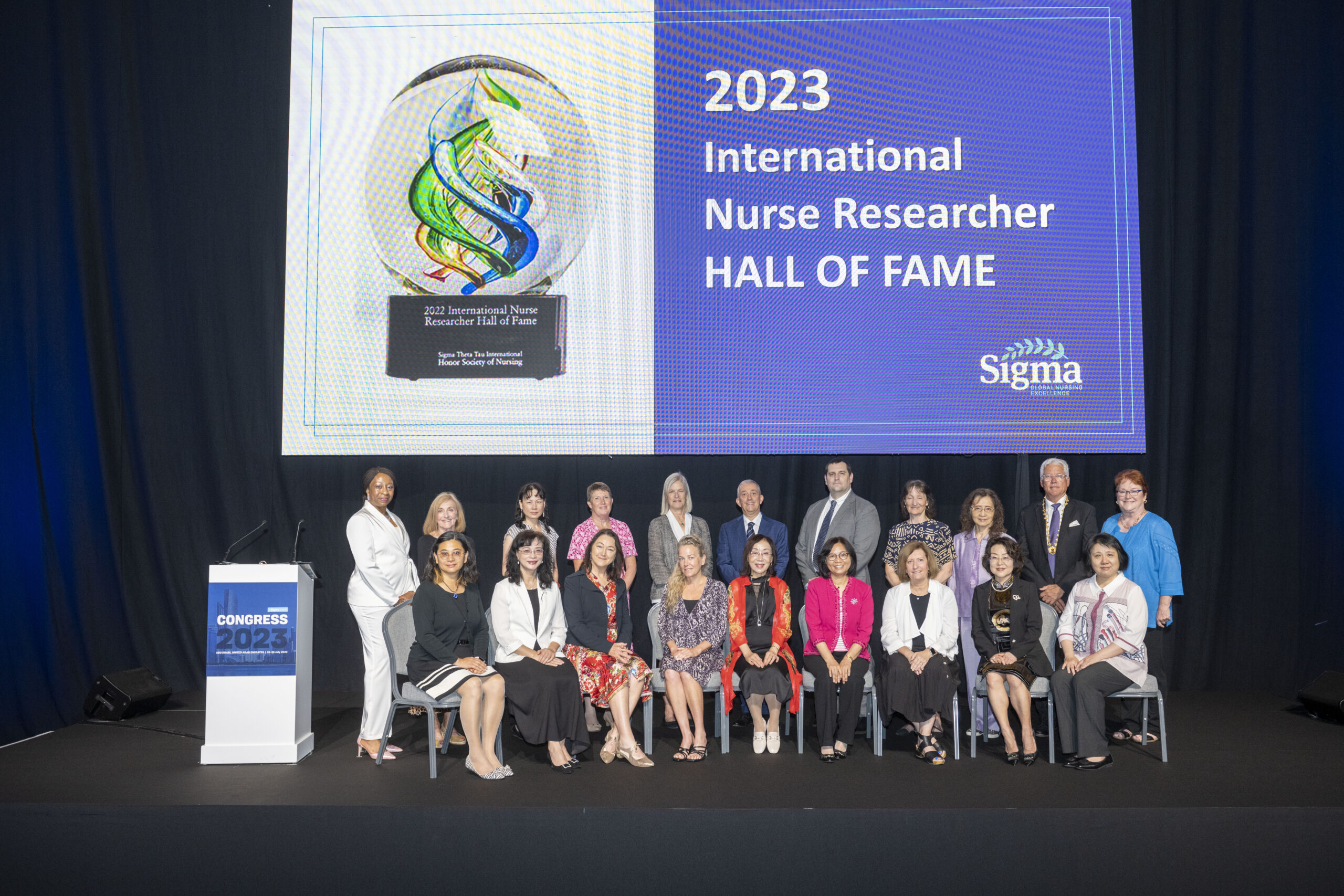 NUS Nursing Professors Inducted into Sigma 2023 International Nurse Researcher Hall of Fame