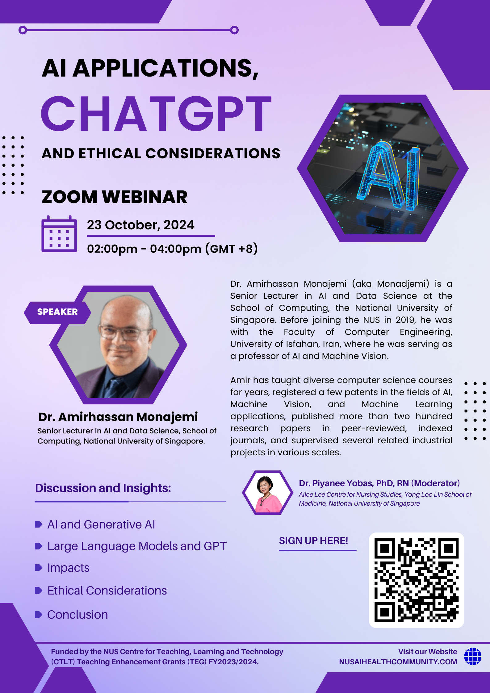 Webinar: AI Applications, ChatGPT and Ethical Considerations Webinar