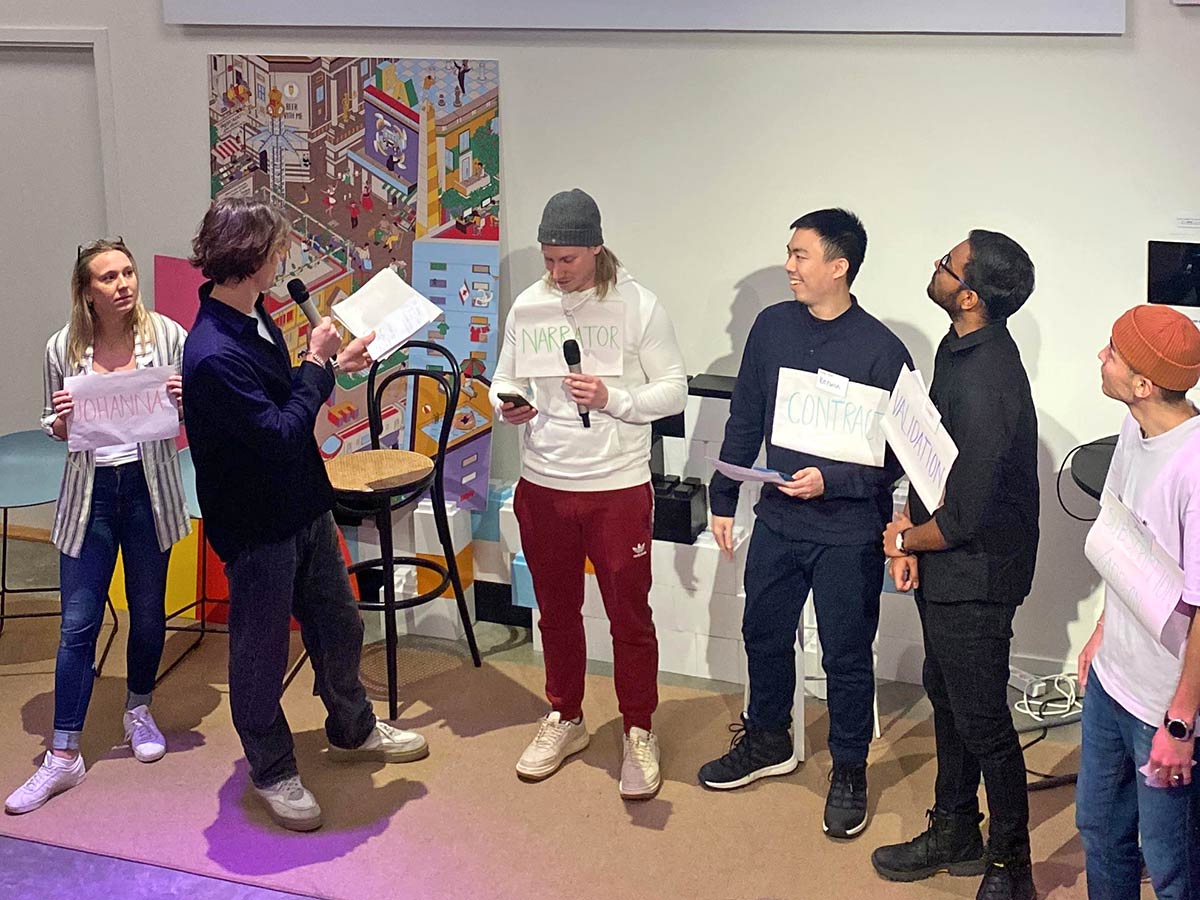 Group of people, with Kerwin Chia, Nursing Alumni 2024.