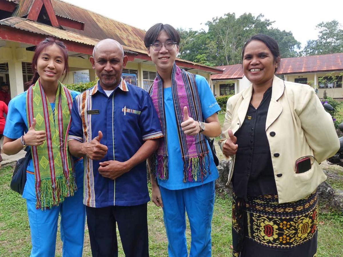 Project Kura Project Directors Janelle (left) and Titus (third from left).