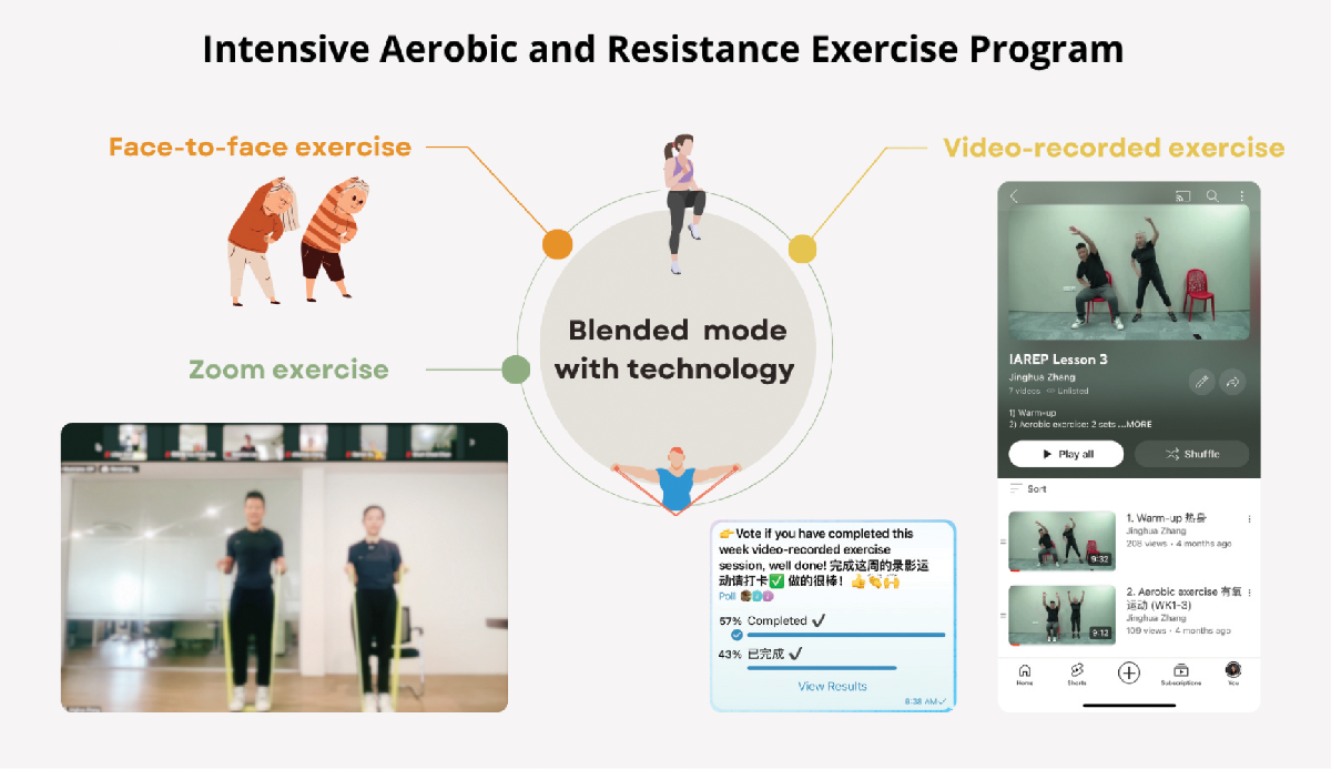 Intensive Aerobic and Resistance Exercise Program