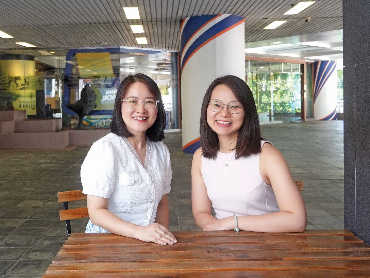 Dr Vivien Wu (left) and Dr Seah Betsy (right).