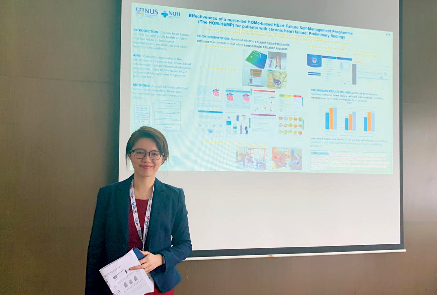 Dr Jiang’s presentation at the Singapore Prevention & Cardiac Rehabilitation Symposium 2023.