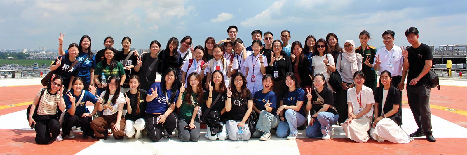 STEER Vietnam group photo at War Remnants Museum.