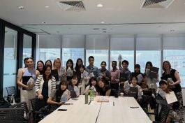 Celebrating the end of the Student Exchange Programme with certificate presentations