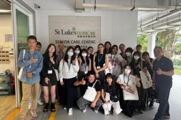 Visit to St. Luke's ElderCare Senior Care Centre