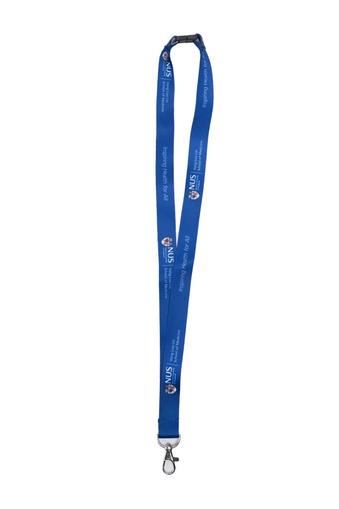 Vanda NUS Medicine Batik Lanyard (Full Colour) - NUSMED SHOP