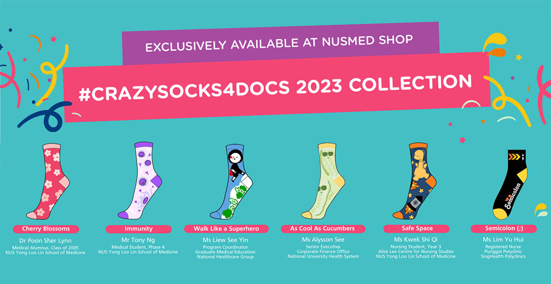 [Crazy Socks 4 Docs] 2023 NUSMedShop Banner - 2023 Collection