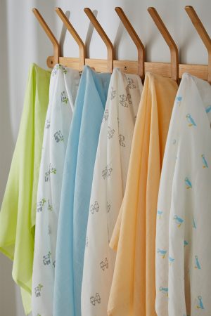 KIKI & SEBBY® Bamboo Cotton Muslin Squares – 3 Pack