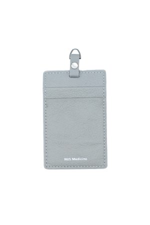 Nandina Genuine Leather ID Card Holder (Grey)