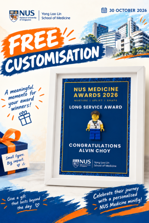 NUS Medicine Awards 2026 Customised Minifig (Pre-order Only)