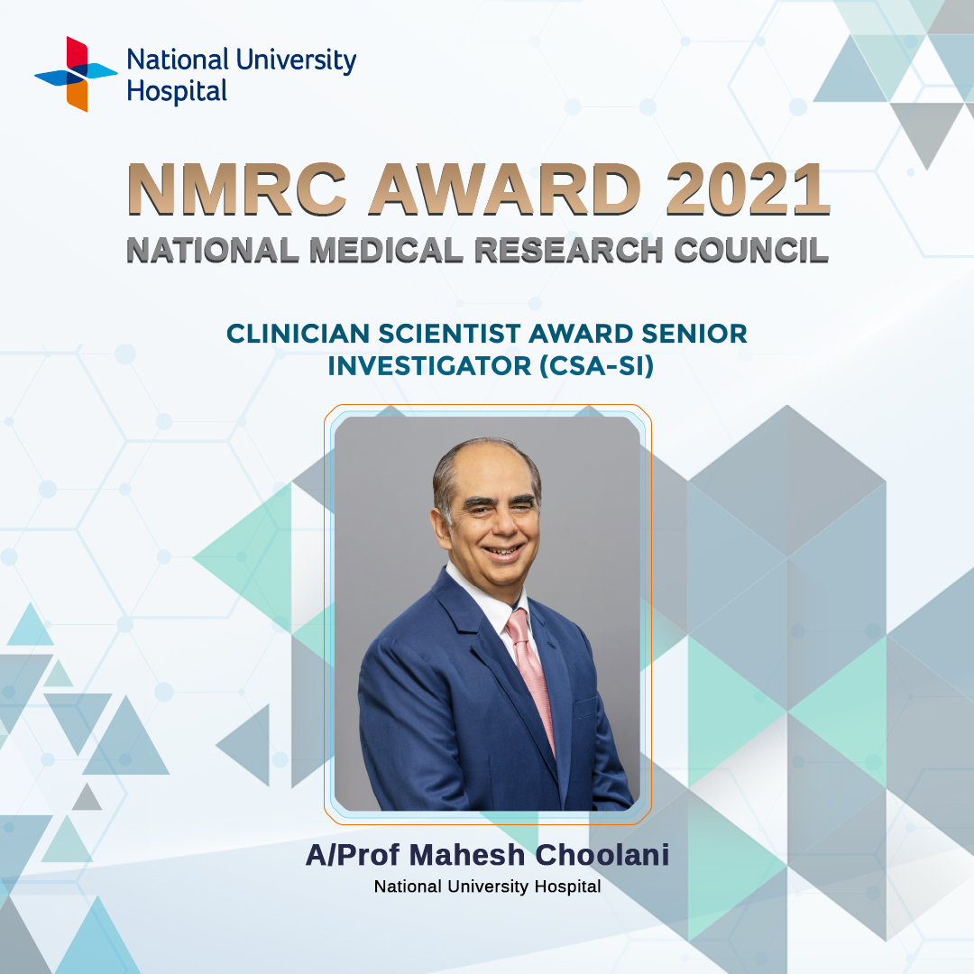Clinician Scientist Award Senior Investigator (CSA-SI) to A/Prof Mahesh Choolani