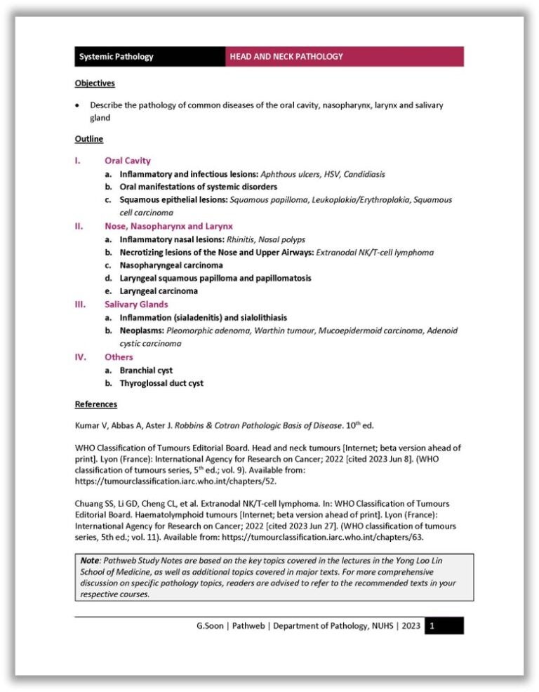 GIT: Study Notes and One Page Summary – NUS Pathweb :: NUS Pathweb