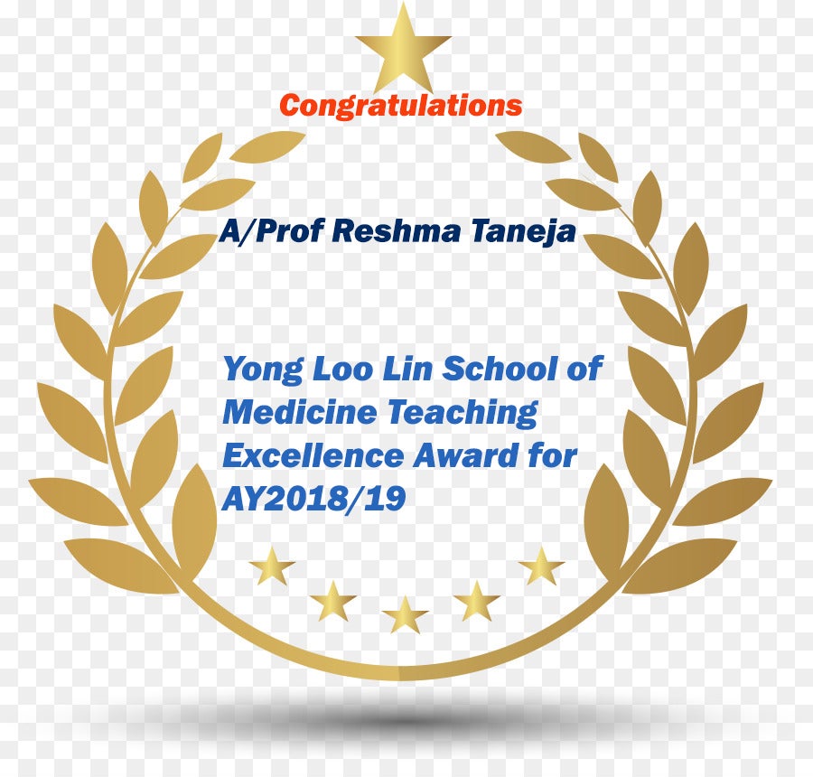 Yong Loo Lin School of Medicine Teaching Excellence Award for AY2018/19