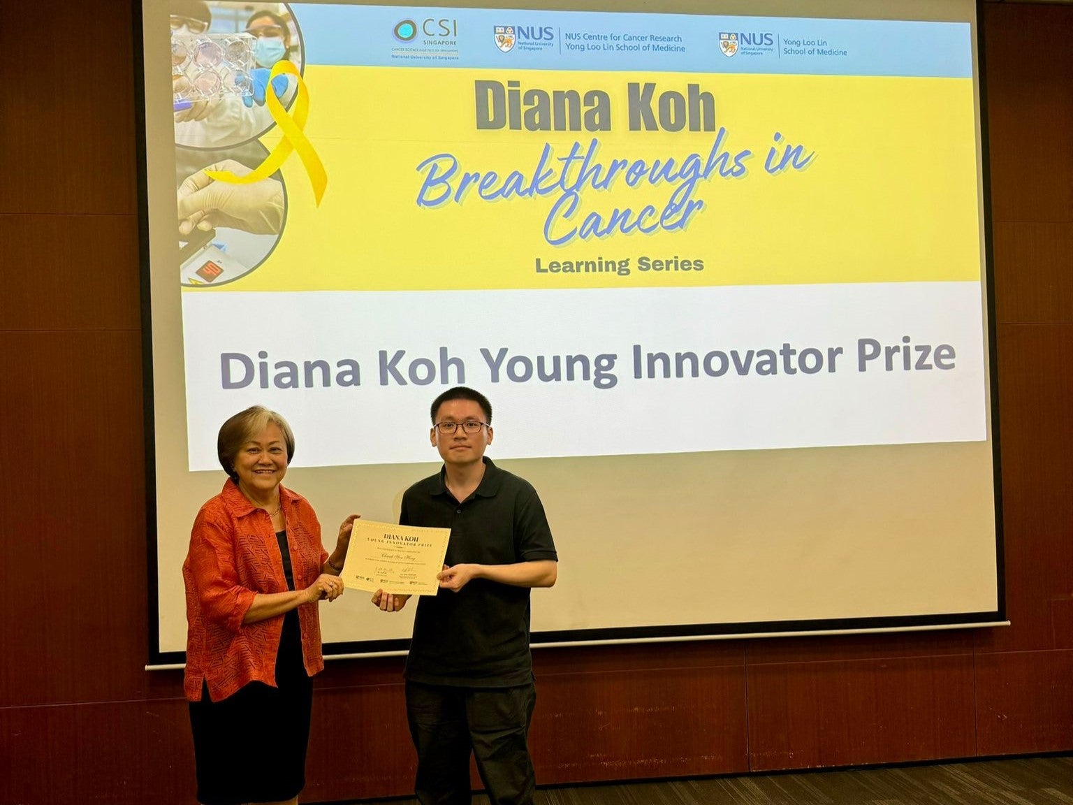 PhD student, Chuah You Heng wins the Diana Koh Young Innovator Prize