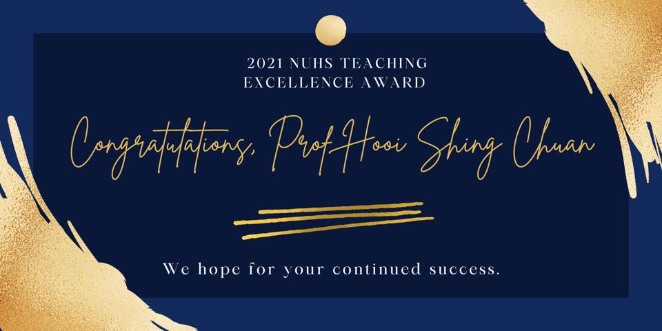 2021 NUHS Teaching Excellence Award
