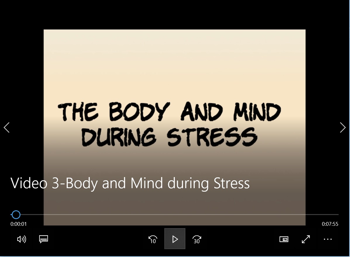 Video 3. Body and Mind during Stress