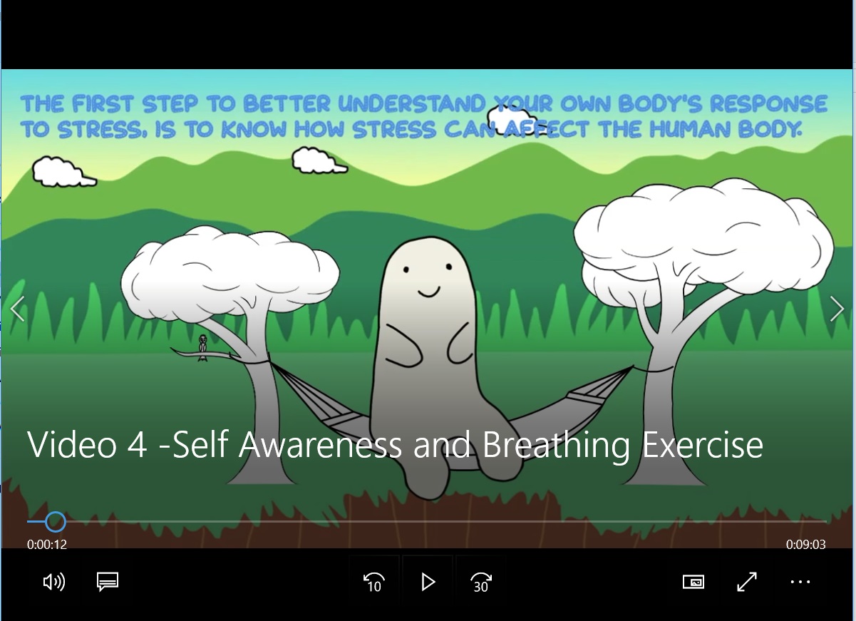 Video 4. Self Awareness and Breathing Exercise