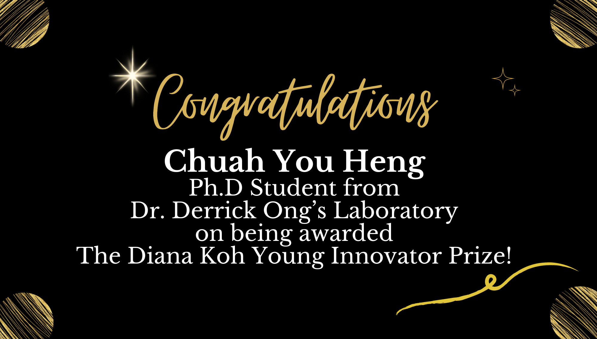 Congratulations to Chuah You Heng!