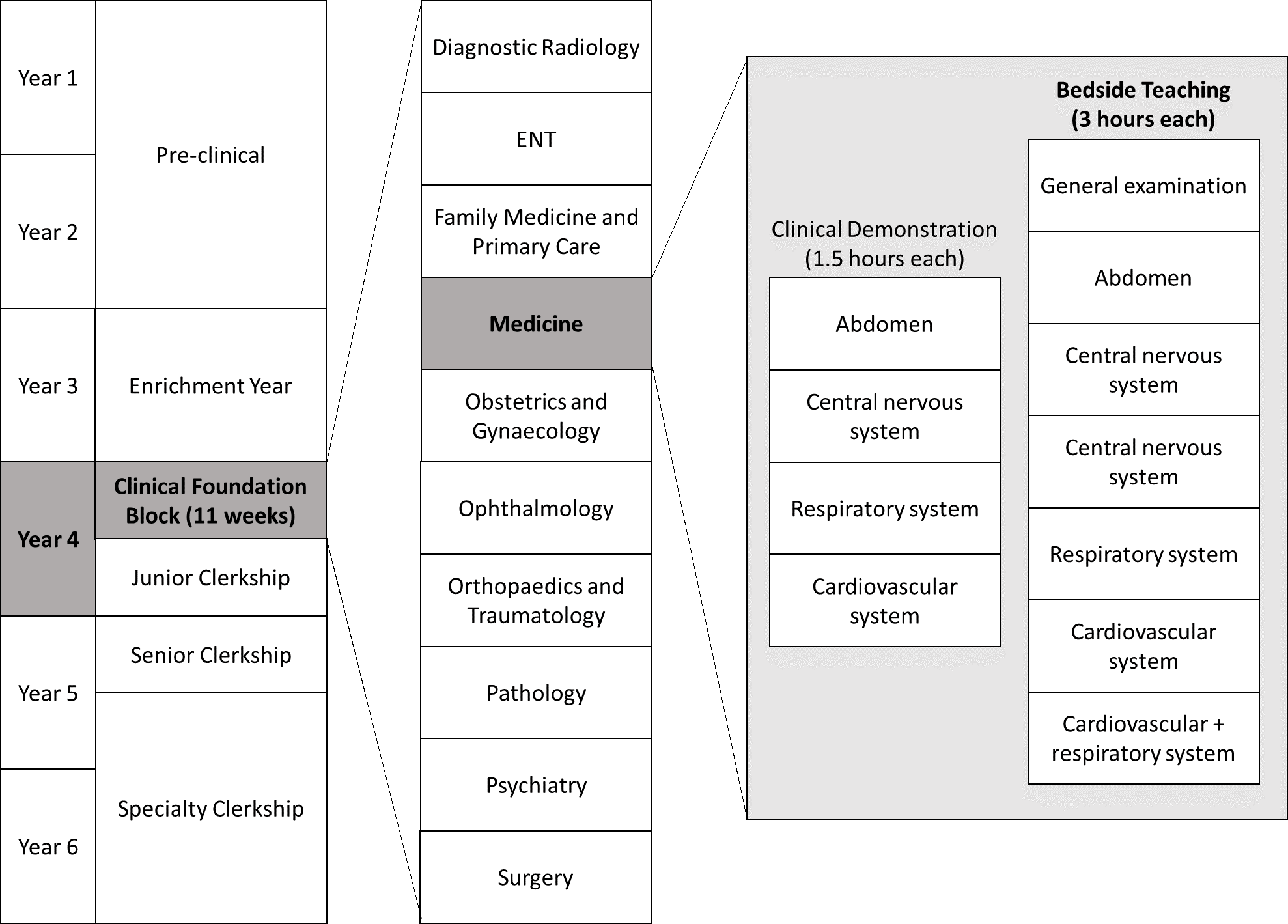 Peer-to-peer clinical teaching by medical students in the formal ...