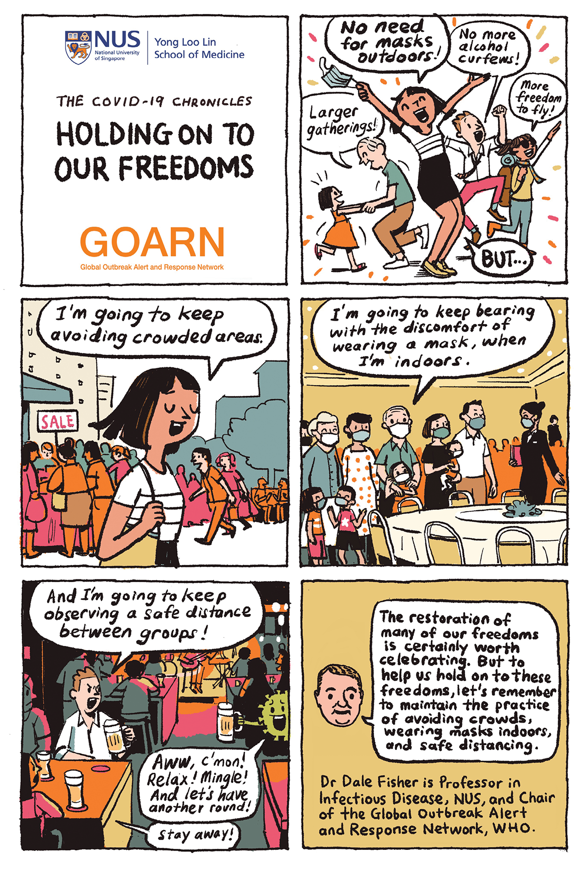 The COVID-19 Chronicles webcomic - Holding On To Our Freedoms