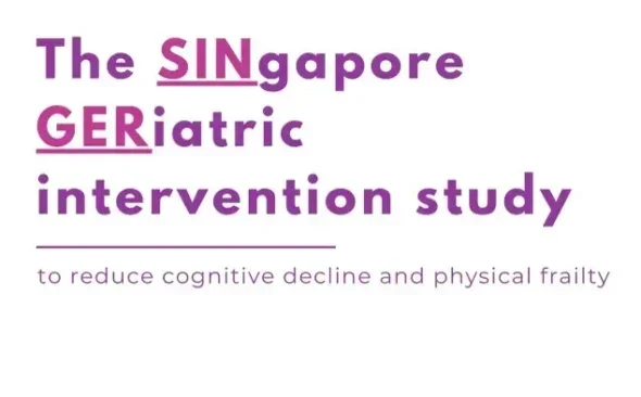 Logo for the SINgapore GERiatric intervention study