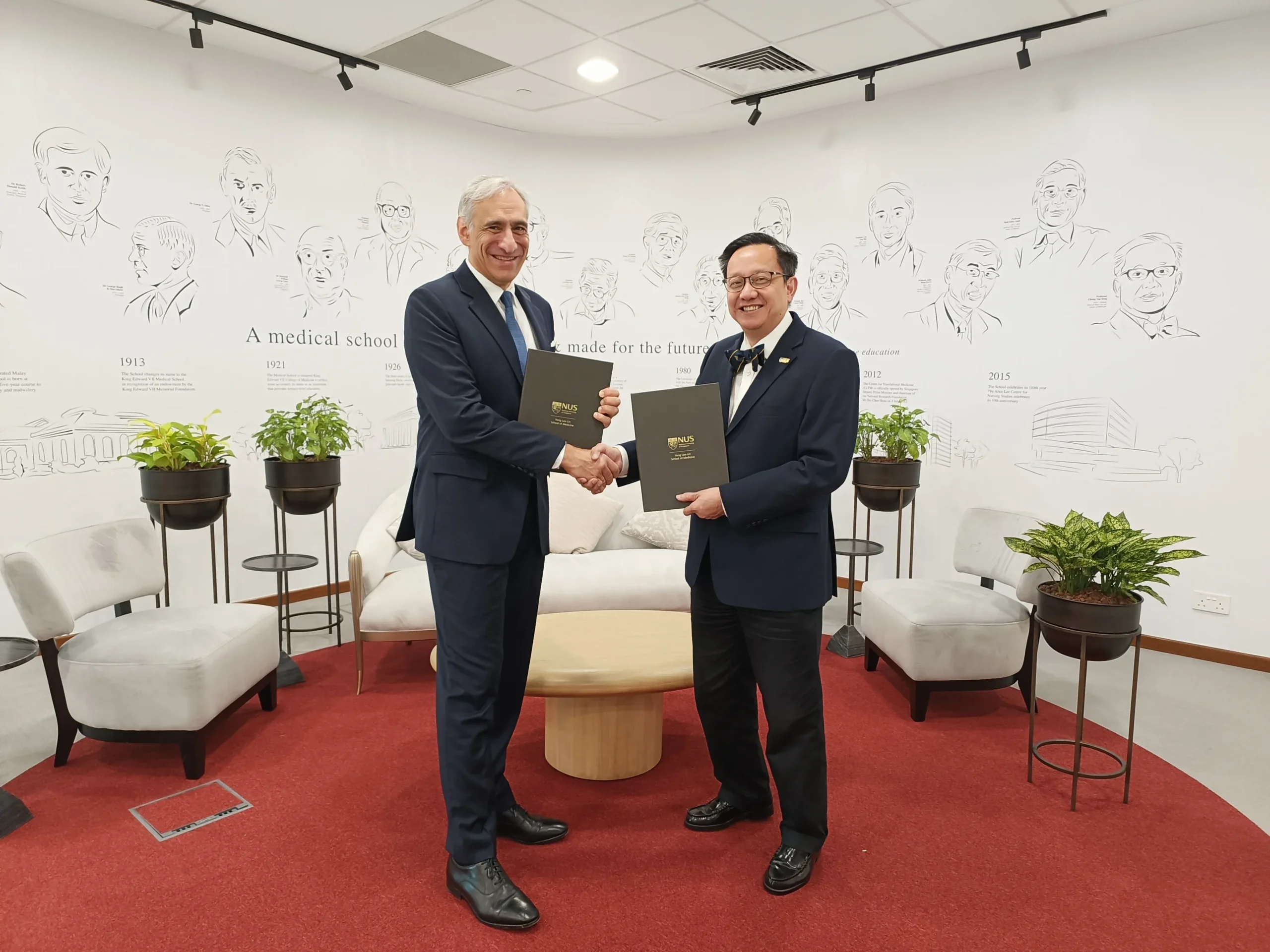 Andre Andonian and Prof Chong Yap Seng