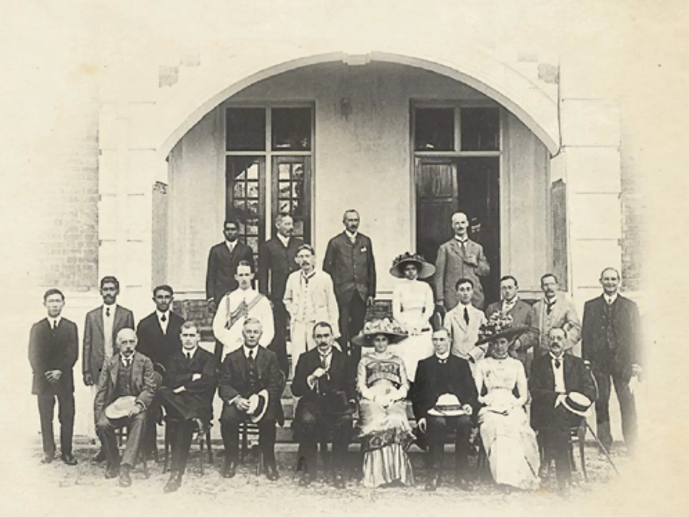 Photo taken at official opening of the Tan Teck Guan Building.