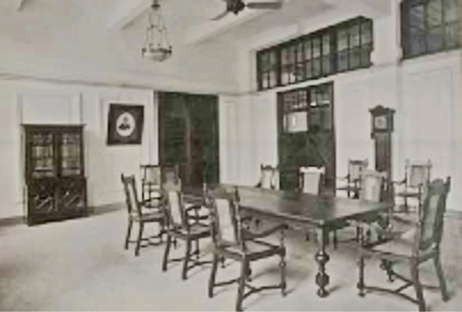 Council Chamber, College of Medicine. Monochrome.