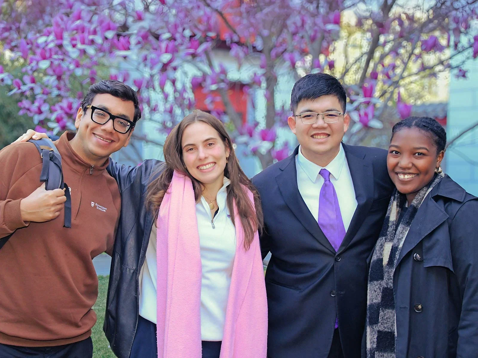 Doctor Matthew Chew and 3 others in a group photo.