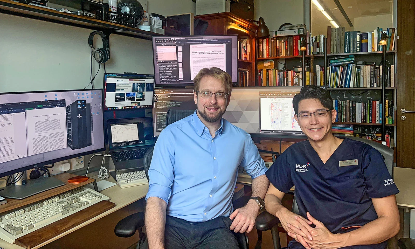 Associate Professor Jan Gruber and Dr Fong Sheng.